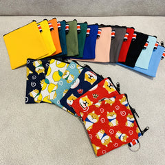 Cute Cartoon Mini Coin Purse & Key Pouch (Japanese Style)