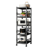 Multi-Tier Movable Kitchen Storage Rack