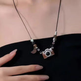Vintage Brown Film Camera Pendant Necklace (Autumn/Winter)