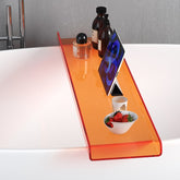 Luxury Acrylic Bathtub Tray with Phone Holder