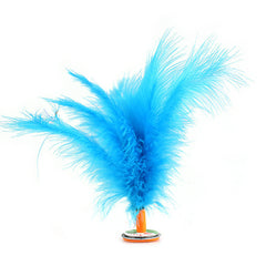 Colorful Turkey Feather Shuttlecock Mini Kick Toy