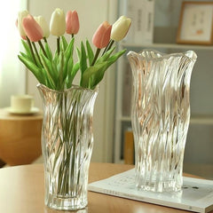 Glass Flower Vase for Living Room Decoration