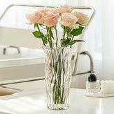 Glass Flower Vase for Living Room Decoration