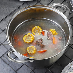 304 Stainless Steel Steamer Pot – Large Capacity Double/Triple Layer