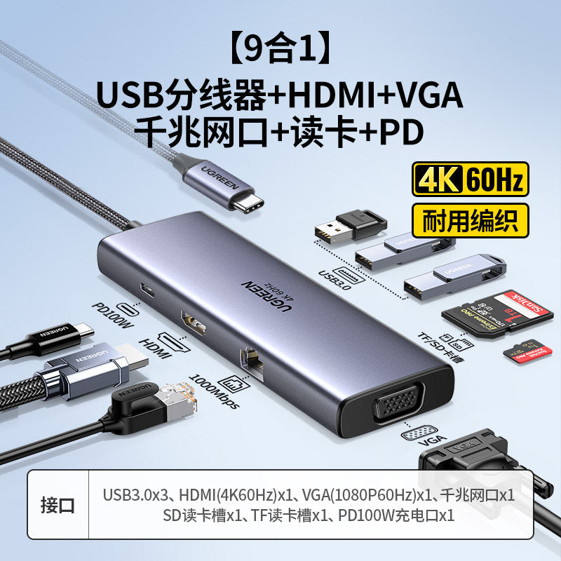 UGREEN Type-C Multi-Function Hub with HDMI & Ethernet