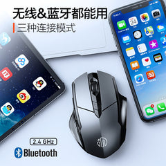 Inphic F1S Wireless Mouse – Bluetooth Tri-Mode Rechargeable Silent Mouse (PM6)