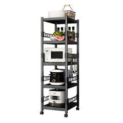 Multi-Tier Movable Kitchen Storage Rack
