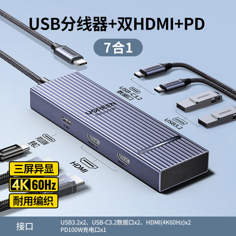 UGREEN Type-C Multi-Function Hub with HDMI & Ethernet