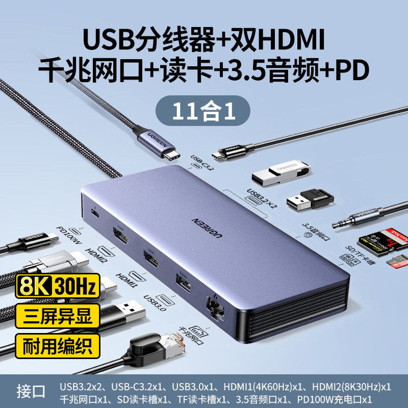 UGREEN Type-C Multi-Function Hub with HDMI & Ethernet