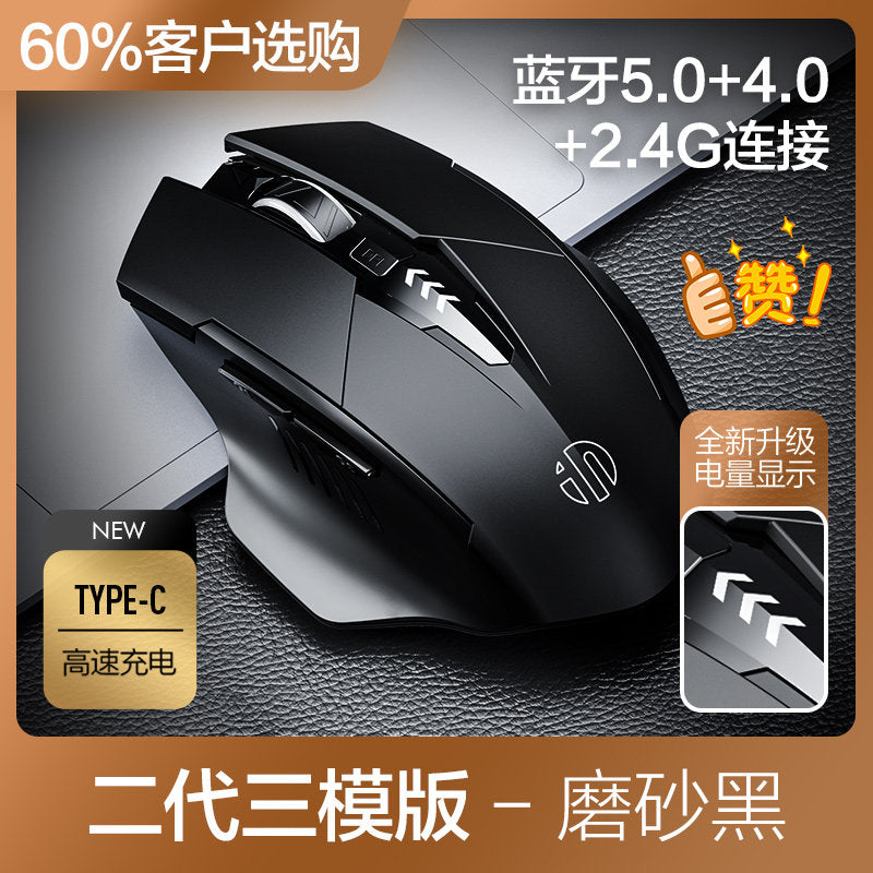 Inphic F1S Wireless Mouse – Bluetooth Tri-Mode Rechargeable Silent Mouse (PM6)