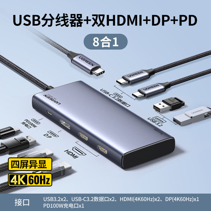 UGREEN Type-C Multi-Function Hub with HDMI & Ethernet