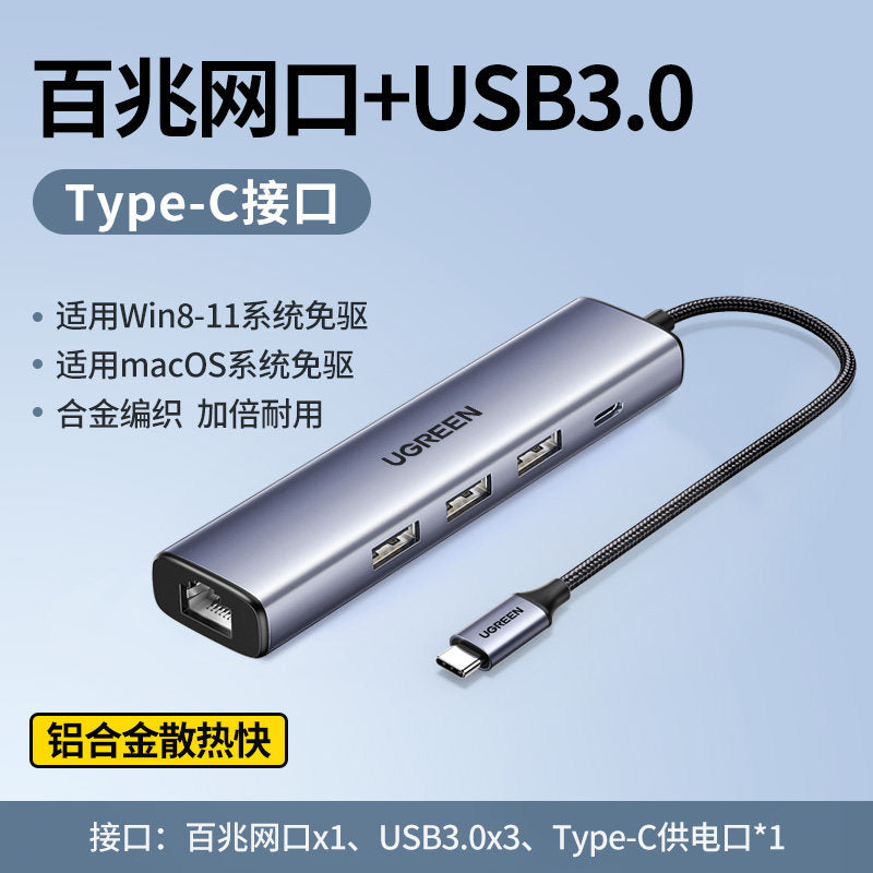UGREEN Type-C Multi-Function Hub with HDMI & Ethernet