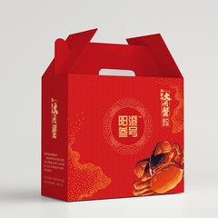 Yangcheng Lake Hairy Crab Corrugated Paper Gift Box with Handle