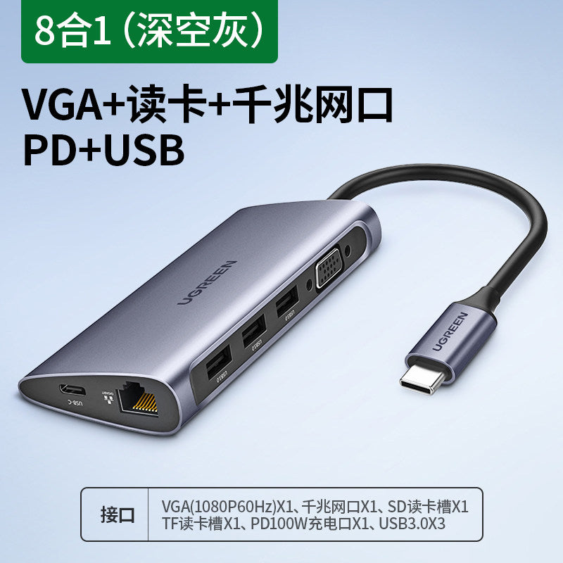 UGREEN Type-C Multi-Function Hub with HDMI & Ethernet