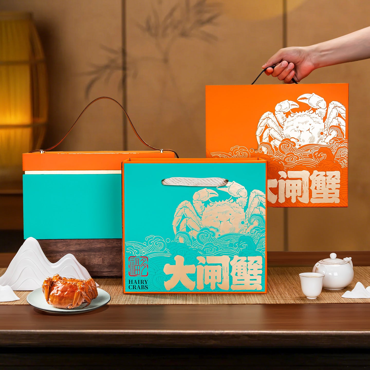 Yangcheng Lake Hairy Crab Gift Box Packaging