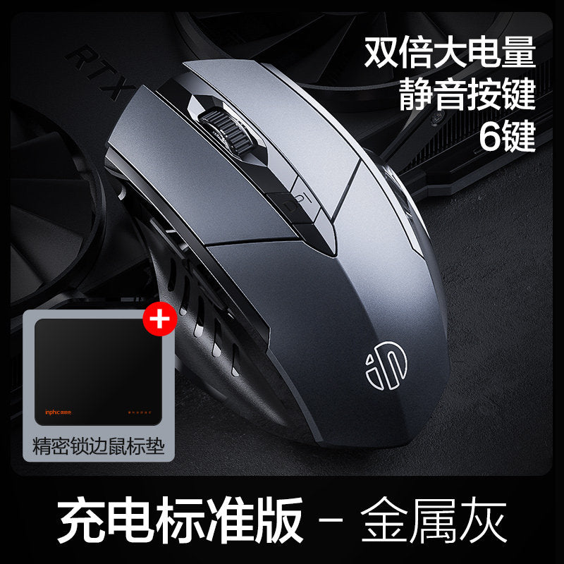 Inphic F1S Wireless Mouse – Bluetooth Tri-Mode Rechargeable Silent Mouse (PM6)